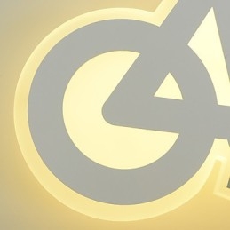 Designer Touch Decorative Integrated Modern Contemporary Painting Feature for Ambient Light Wall Sconces Wall Light