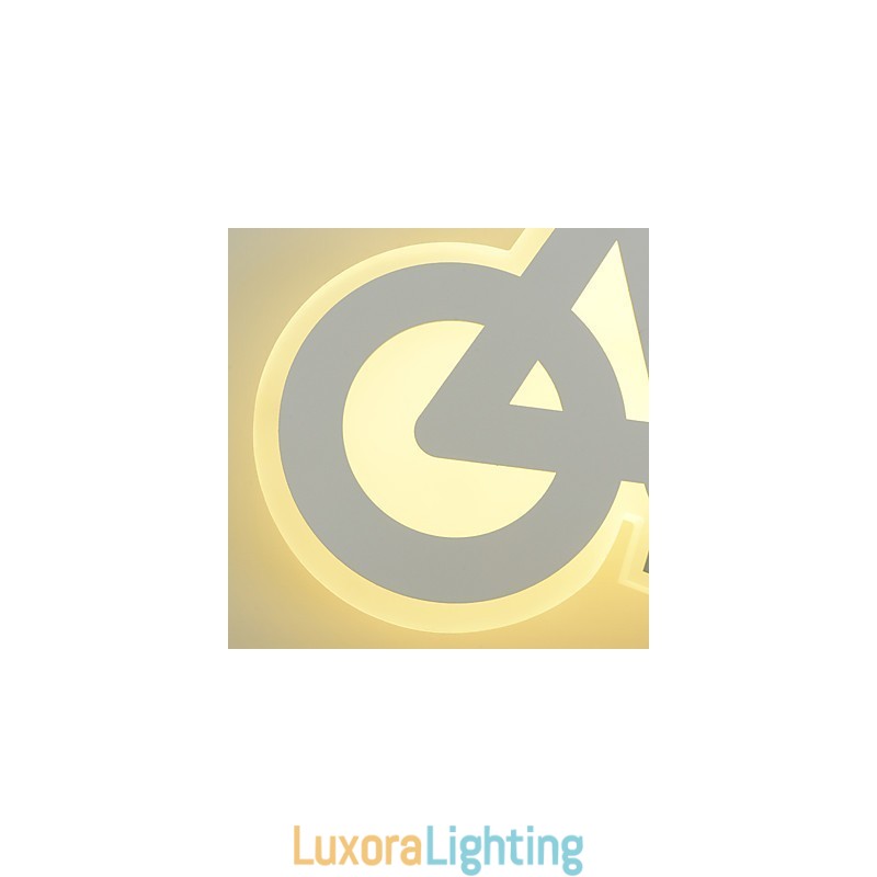 Designer Touch Decorative Integrated Modern Contemporary Painting Feature for Ambient Light Wall Sconces Wall Light