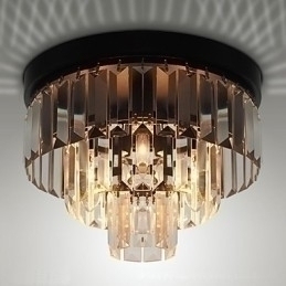 Designer Touch Decorative Modern Contemporary Crystal Metal Flush Mount