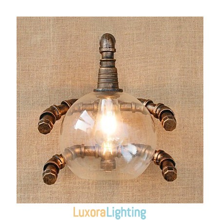 Designer Touch Decorative Rustic Lodge Country Antique Brass Feature for Ambient Light Wall Sconces Wall Light