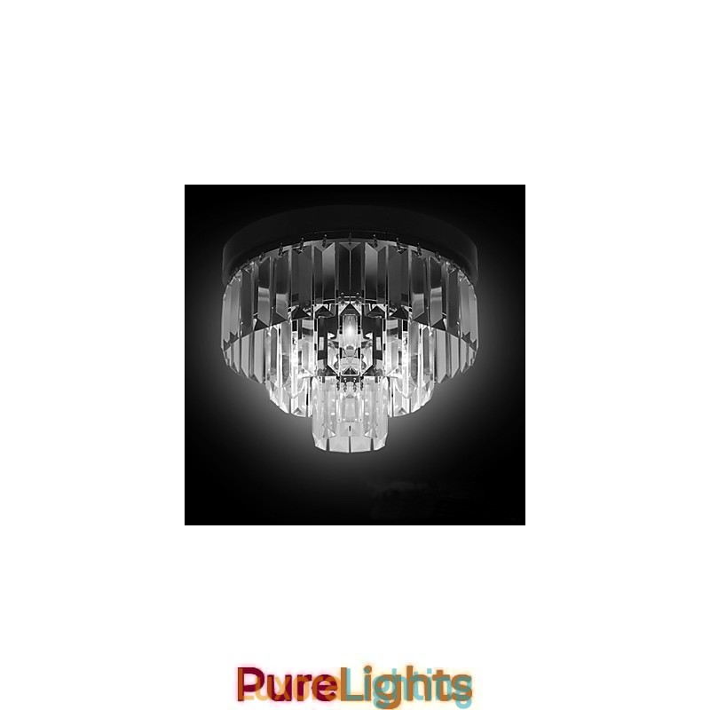 Designer Touch Decorative Modern Contemporary Crystal Metal Flush Mount