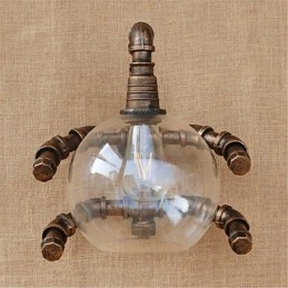 Designer Touch Decorative Rustic Lodge Country Antique Brass Feature for Ambient Light Wall Sconces Wall Light