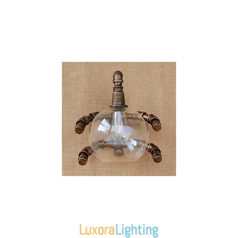 Designer Touch Decorative Rustic Lodge Country Antique Brass Feature for Ambient Light Wall Sconces Wall Light