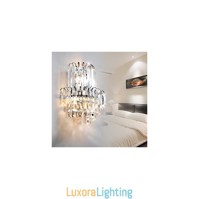 Designer Touch Decorative Wall Sconces Crystal Modern Contemporary Glass