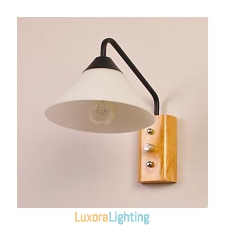 Designer Touch Decorative Japanese Korean Aisle Porch Stairs Bedroom Bedside Lamp Wall Lamp Glass Wood