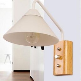 Designer Touch Decorative Japanese Korean Aisle Porch Stairs Bedroom Bedside Lamp Wall Lamp Glass Wood