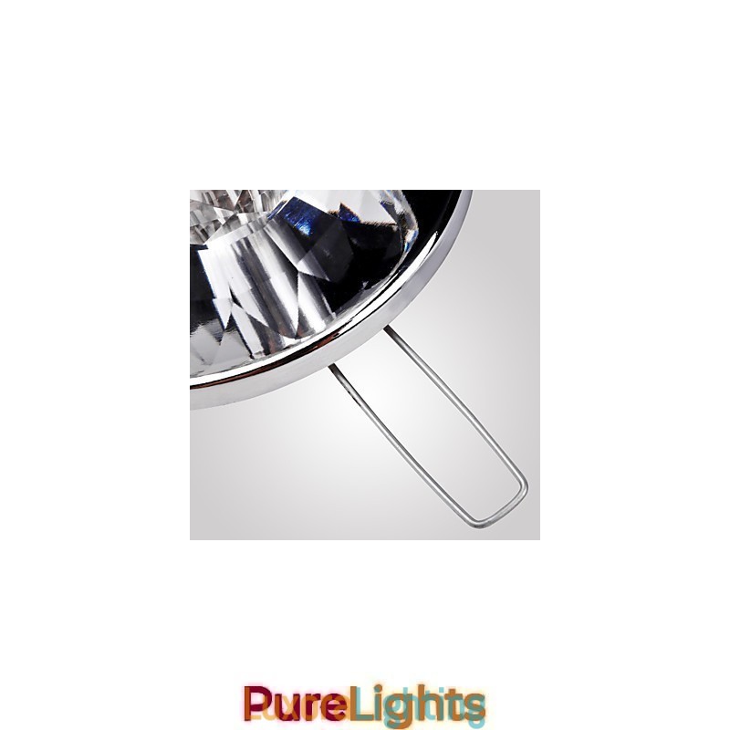 Designer Touch Decorative Modern Contemporary Crystal Mini Style Chrome Metal Flush Mount