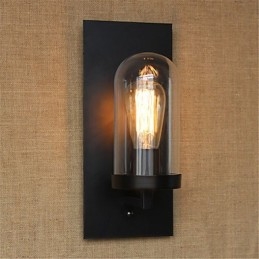 Designer Touch Decorative Rustic Lodge Country Retro Painting Feature for Eye Protection Ambient Light Wall Sconces