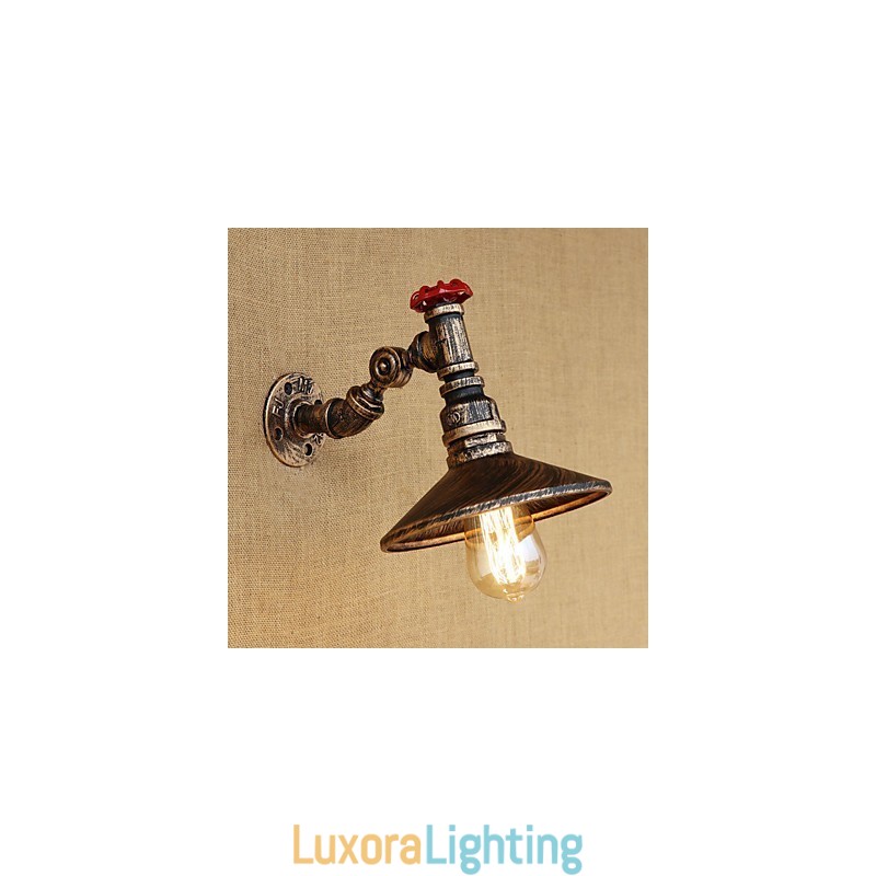 Designer Touch Decorative Country Retro Painting Feature for Mini Style Rotatable Light Swing Arm Lights Wall Light