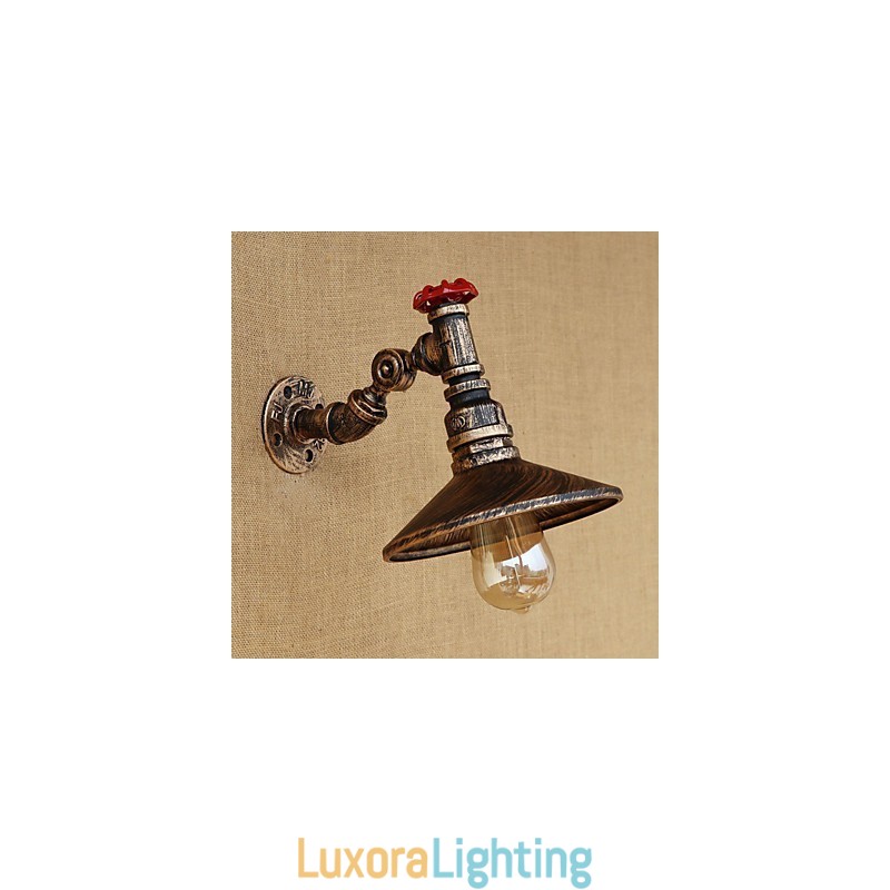 Designer Touch Decorative Country Retro Painting Feature for Mini Style Rotatable Light Swing Arm Lights Wall Light