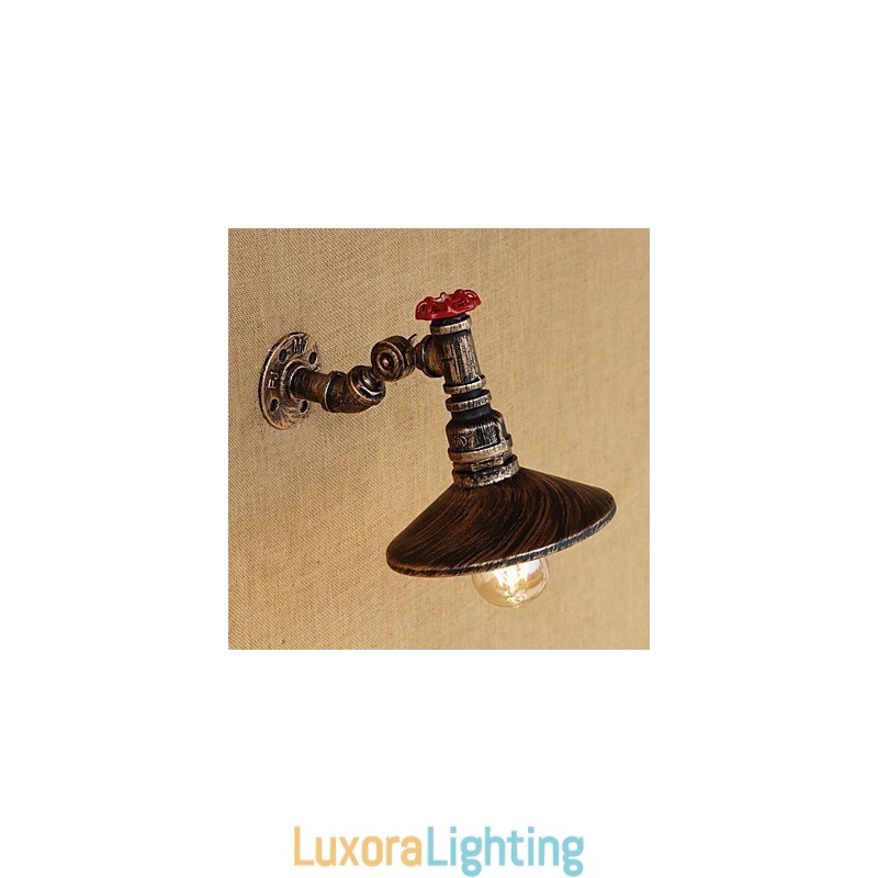 Designer Touch Decorative Country Retro Painting Feature for Mini Style Rotatable Light Swing Arm Lights Wall Light