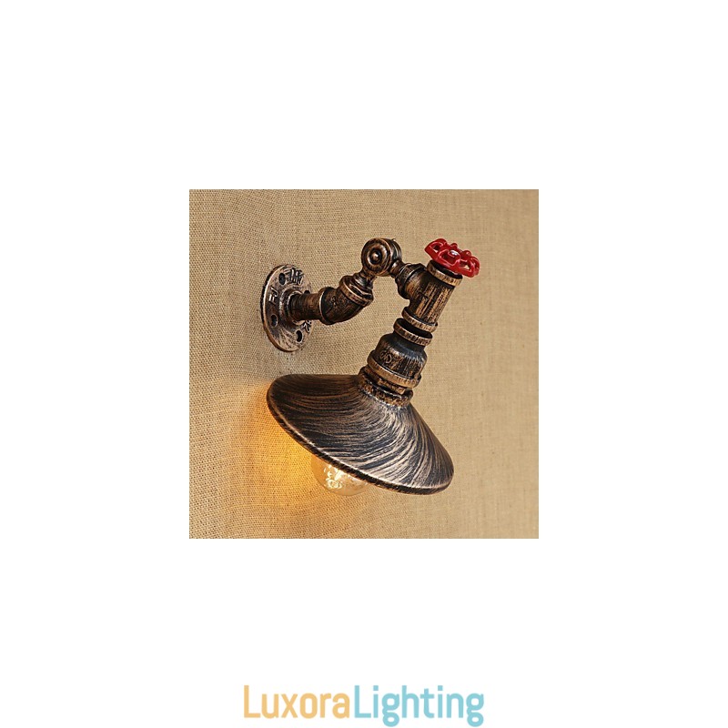 Designer Touch Decorative Country Retro Painting Feature for Mini Style Rotatable Light Swing Arm Lights Wall Light