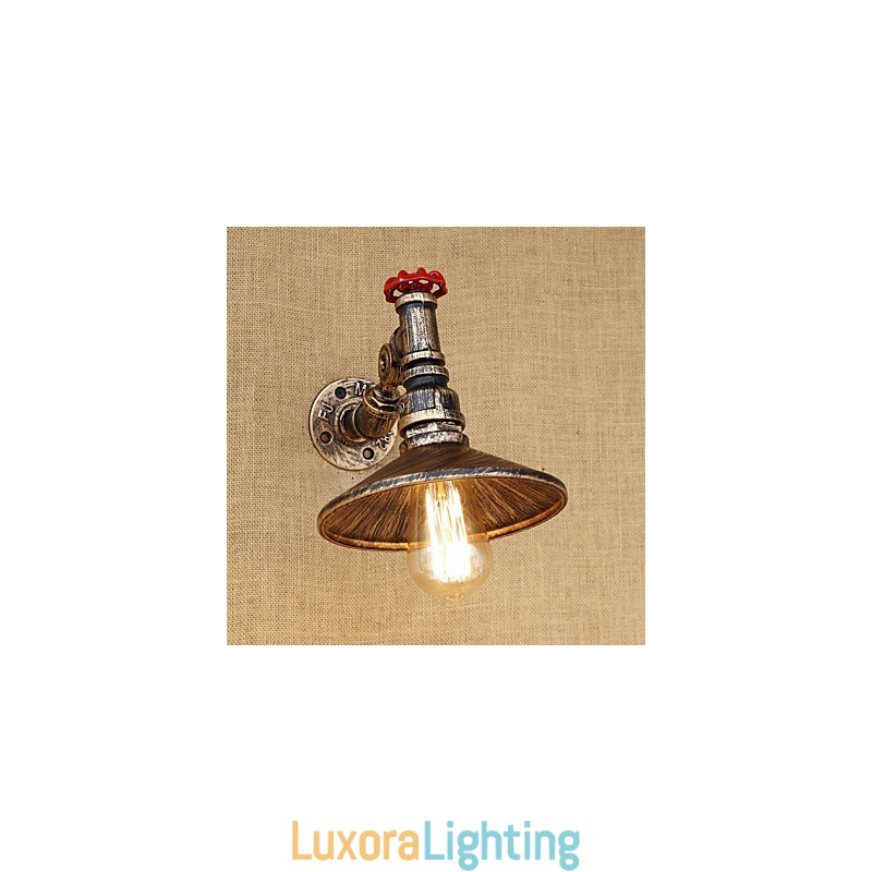 Designer Touch Decorative Country Retro Painting Feature for Mini Style Rotatable Light Swing Arm Lights Wall Light