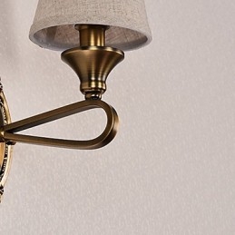 Designer Touch Decorative Traditional Classic Electroplated Feature for Eye Protection Downlight Wall Sconces Wall Light