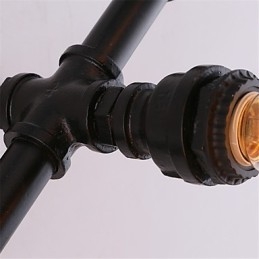 Designer Touch Decorative Vintage Water Pipe Loving Heart Creative Wall Lights Industrial Living Room Restaurant Bars Cafe decoration Wall Sconces