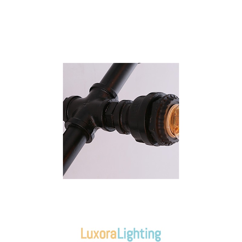 Designer Touch Decorative Vintage Water Pipe Loving Heart Creative Wall Lights Industrial Living Room Restaurant Bars Cafe decoration Wall Sconces