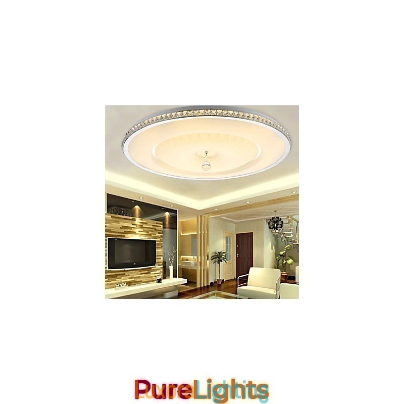 Designer Touch Decorative Flush Mount Crystal Modern Contemporary Metal Metal