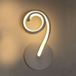 Designer Touch Decorative Simple Modern Lamp Bedside Lamp Wall Lamp Lamp Aluminum Corridor Balcony Lighting