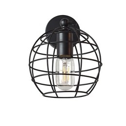 Designer Touch Decorative Bricks Hollow Round Iron Wall Lamp Dumb Black American Decoration Lightsaber Lamp On Wall