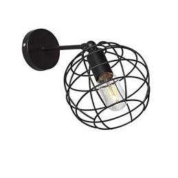 Designer Touch Decorative Bricks Hollow Round Iron Wall Lamp Dumb Black American Decoration Lightsaber Lamp On Wall