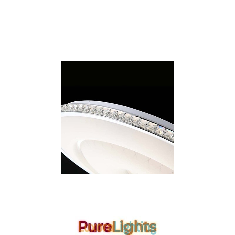 Designer Touch Decorative Flush Mount Crystal Modern Contemporary Metal Metal