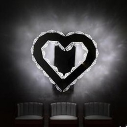 Designer Touch Decorative Integrated Modern Contemporary Chrome Feature for Ambient Light Wall Lights