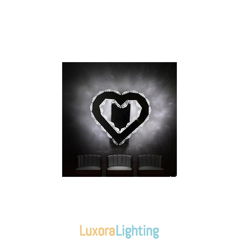 Designer Touch Decorative Integrated Modern Contemporary Chrome Feature for Ambient Light Wall Lights