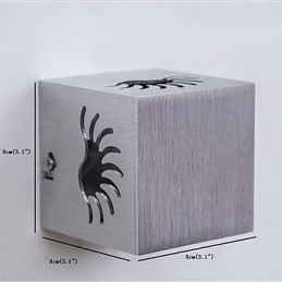 Designer Touch Decorative Modern Light Aluminum Flush Mount Wall Lamp Decorate Wall Lights