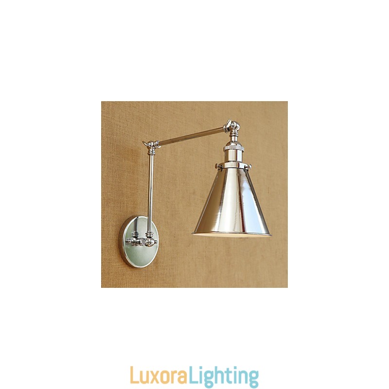Designer Touch Decorative Modern Contemporary Retro Electroplated Feature for Swing Arm Eye Protection Ambient Light