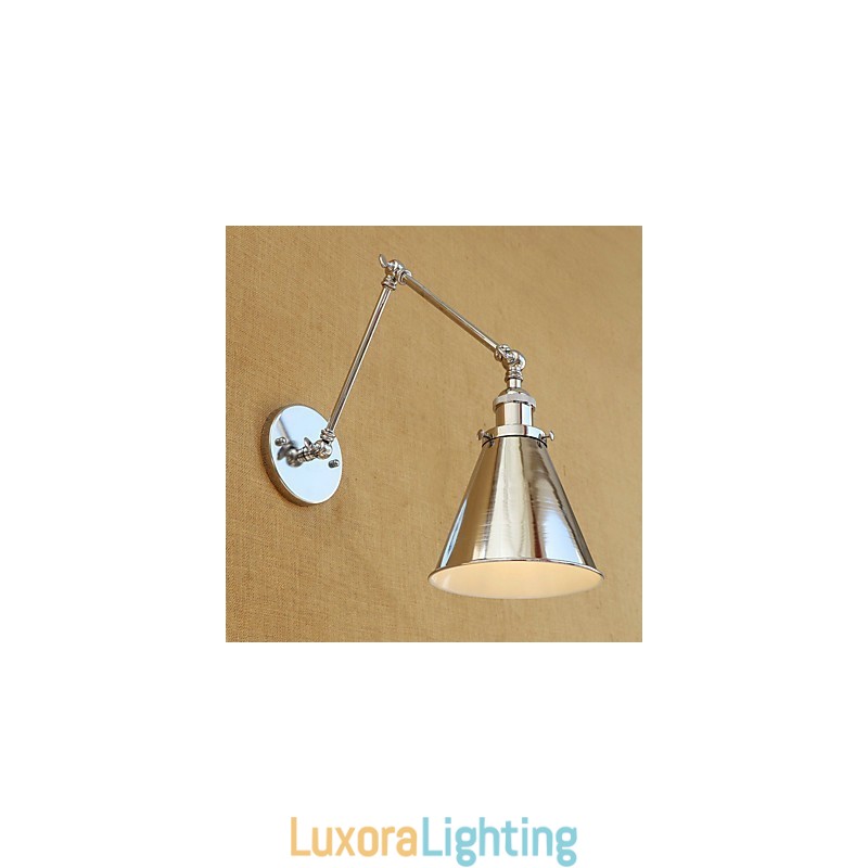 Designer Touch Decorative Modern Contemporary Retro Electroplated Feature for Swing Arm Eye Protection Ambient Light