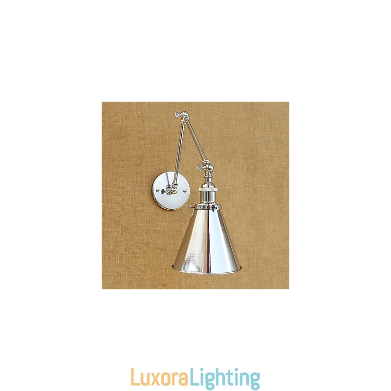 Designer Touch Decorative Modern Contemporary Retro Electroplated Feature for Swing Arm Eye Protection Ambient Light