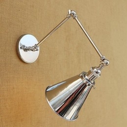 Designer Touch Decorative Modern Contemporary Retro Electroplated Feature for Swing Arm Eye Protection Ambient Light