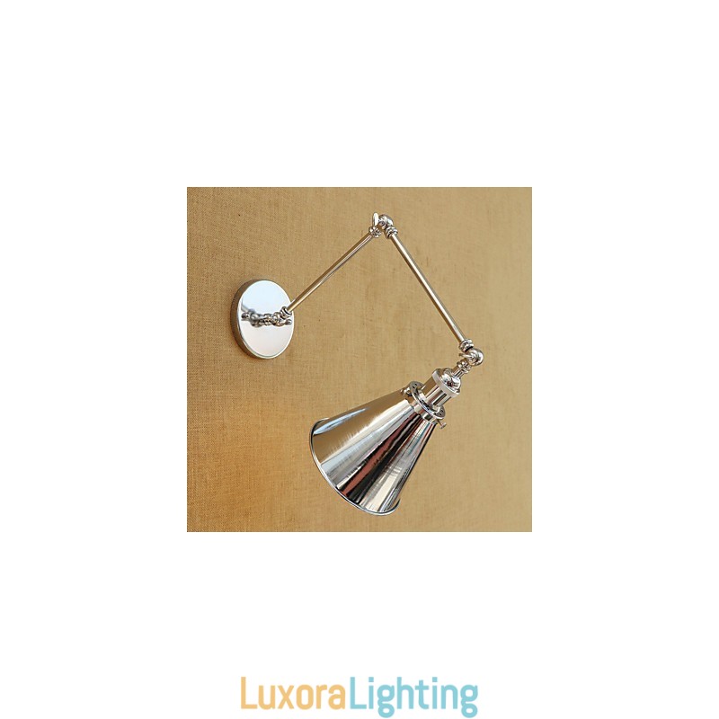 Designer Touch Decorative Modern Contemporary Retro Electroplated Feature for Swing Arm Eye Protection Ambient Light