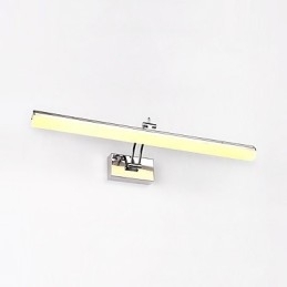 Designer Touch Decorative Integrated Modern Contemporary Chrome Feature for Ambient Light Bathroom Lighting Wall Light
