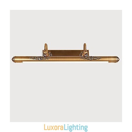 Designer Touch Decorative Mirror Lamp Integrated Modern Contemporary Traditional Classic Rustic Lodge Vintage Antique Brass