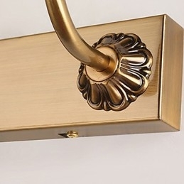 Designer Touch Decorative Mirror Lamp Integrated Modern Contemporary Traditional Classic Rustic Lodge Vintage Antique Brass