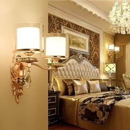 Designer Touch Decorative Modern Contemporary Electroplated Feature for Eye Protection Ambient Light Wall Sconces Wall Light