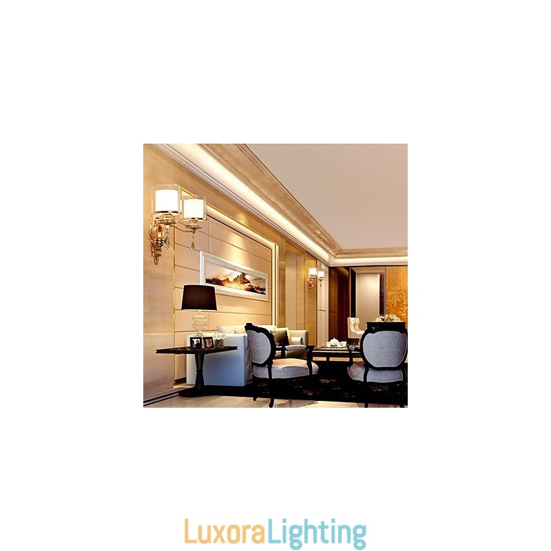 Designer Touch Decorative Modern Contemporary Electroplated Feature for Eye Protection Ambient Light Wall Sconces Wall Light