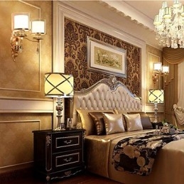 Designer Touch Decorative Modern Contemporary Electroplated Feature for Eye Protection Ambient Light Wall Sconces Wall Light