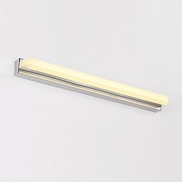 Designer Touch Decorative Integrated Modern Contemporary Chrome Feature for Ambient Light Bathroom Lighting Wall Light