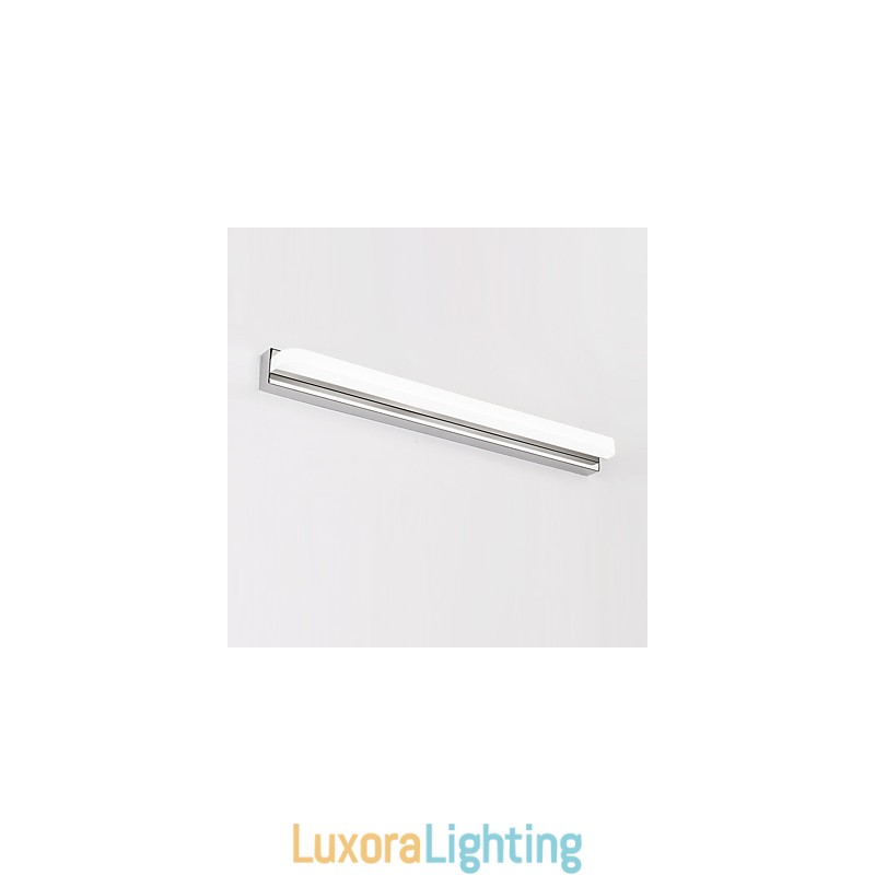 Designer Touch Decorative Integrated Modern Contemporary Chrome Feature for Ambient Light Bathroom Lighting Wall Light