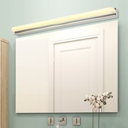 Designer Touch Decorative Integrated Modern Contemporary Chrome Feature for Ambient Light Bathroom Lighting Wall Light