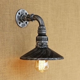 Designer Touch Decorative Rustic Lodge Country Retro Painting Feature for Mini Style Ambient Light Wall Sconces