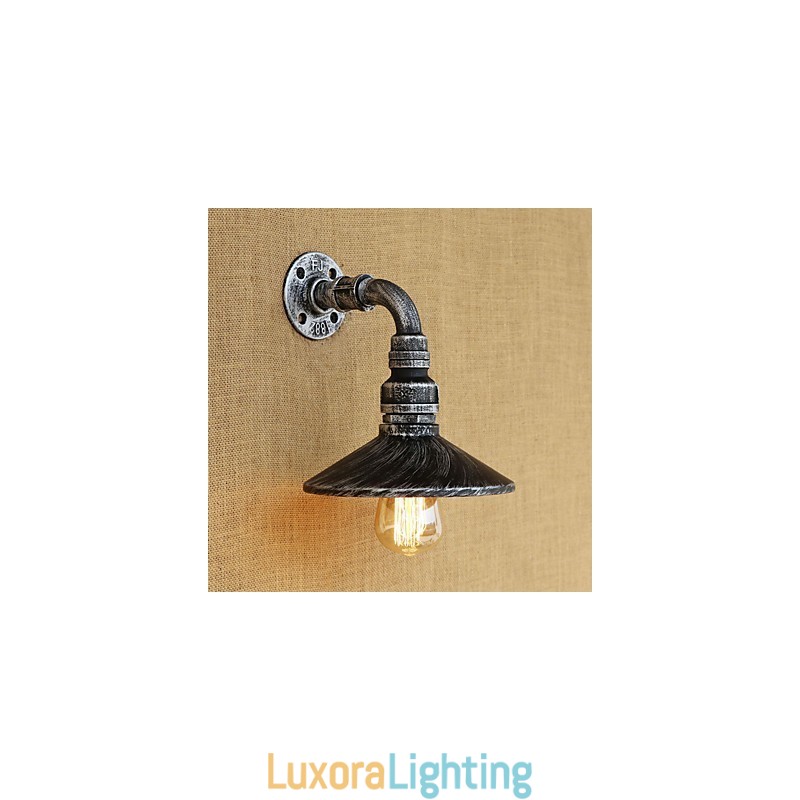 Designer Touch Decorative Rustic Lodge Country Retro Painting Feature for Mini Style Ambient Light Wall Sconces