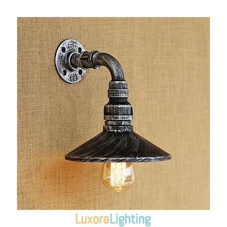 Designer Touch Decorative Rustic Lodge Country Retro Painting Feature for Mini Style Ambient Light Wall Sconces