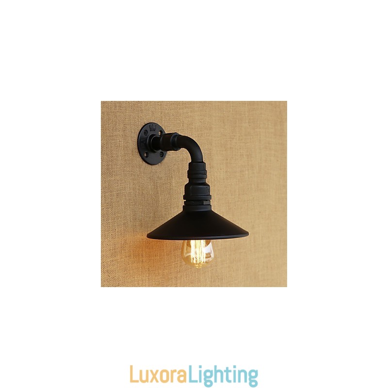 Designer Touch Decorative Rustic Lodge Country Retro Painting Feature for Mini Style Ambient Light Wall Sconces