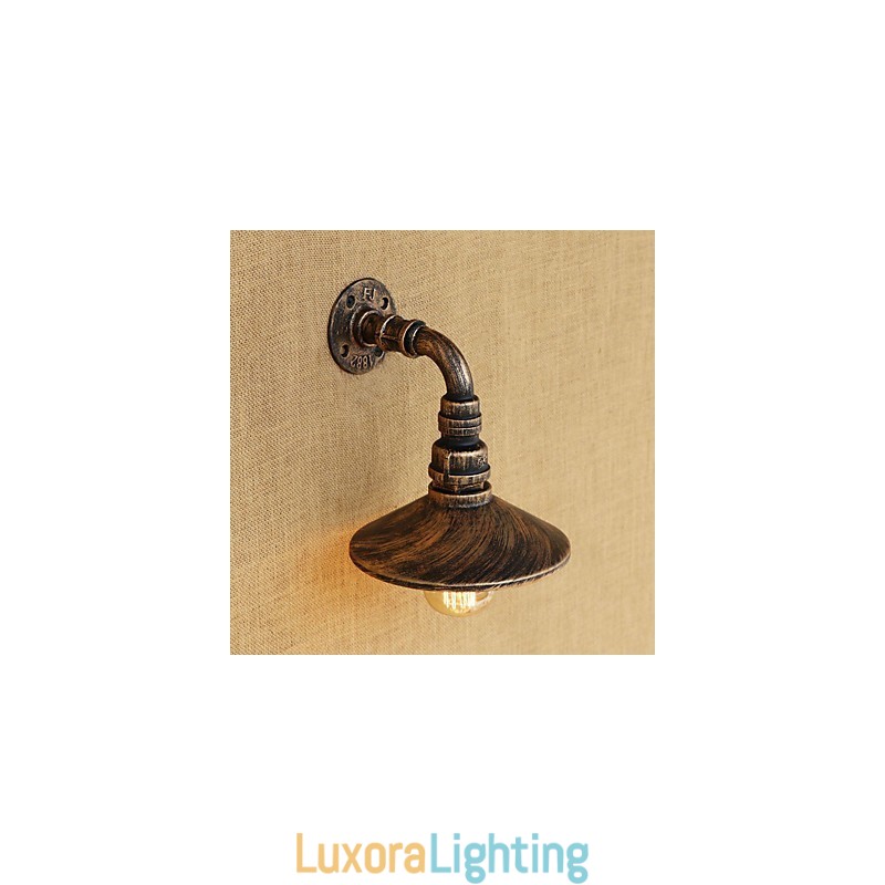 Designer Touch Decorative Rustic Lodge Country Retro Painting Feature for Mini Style Ambient Light Wall Sconces