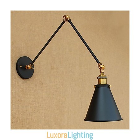 Designer Touch Decorative Rustic Lodge Country Painting Feature for Swing Arm Ambient Light Swing Arm Lights