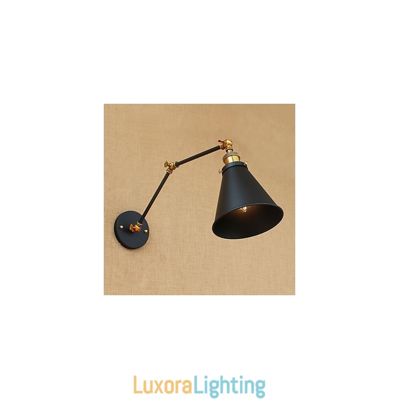 Designer Touch Decorative Rustic Lodge Country Painting Feature for Swing Arm Ambient Light Swing Arm Lights