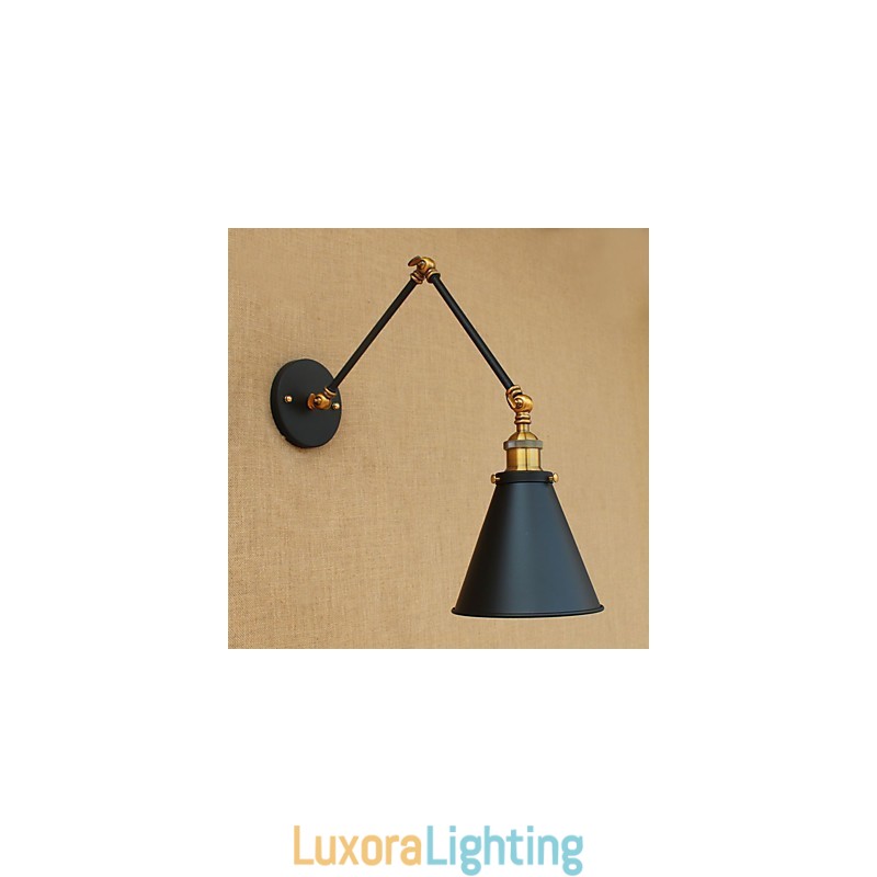 Designer Touch Decorative Rustic Lodge Country Painting Feature for Swing Arm Ambient Light Swing Arm Lights